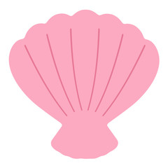 ピンクの貝殻