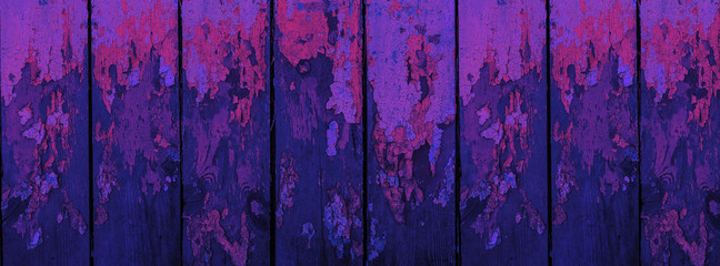 Cracked dirty shabby wooden multicolored texture.