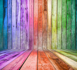 Сolorful wooden background