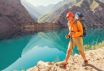 Hike in Fann mountains