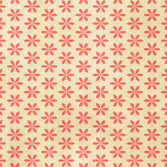 old retro pattern on paper