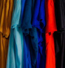 colorful closet 