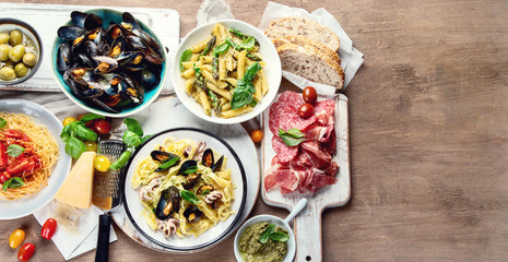 Traditional italian food