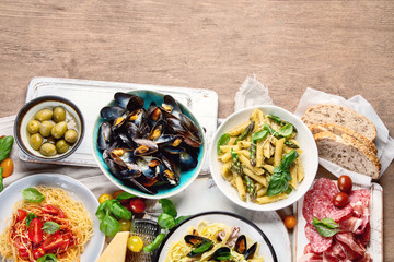 Traditional italian food