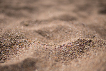sea ​​sand in the summer on the beach