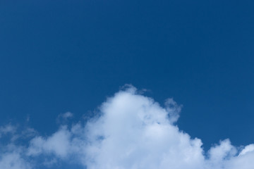 white clouds in the sky