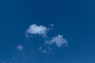 blue sky with white clouds