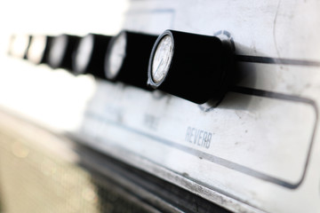 old guitar amplifier