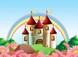 Obraz premium A castle tower background