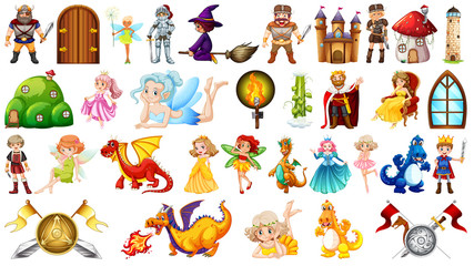 Set of fantasy character © GraphicsRF