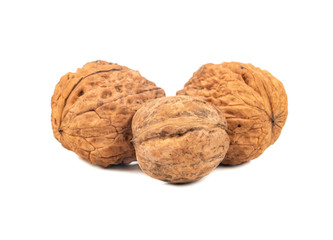 Three large walnuts