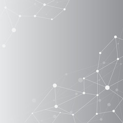 Modern Technology Abstract BG Line Point