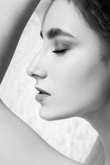 female profile portrait © tugolukof