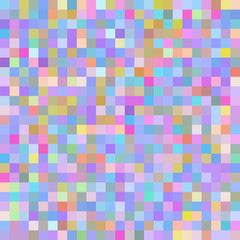 Seamless abstract background with colorful squares, vector illustration