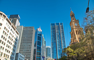 Fototapeta na wymiar Sydney CBD office buildings