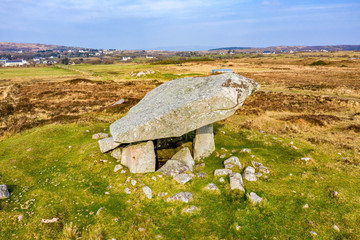 The Kilclooney Dolmen is neolithic monument dating back to 4000 to 3000 BC between Ardara and...
