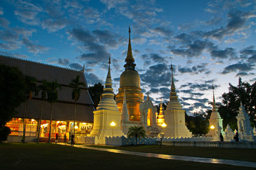 Naklejka premium Northern Thailand temple