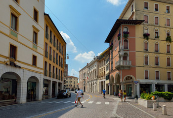 Fototapeta na wymiar The streets city of Treviso. Italy, Veneto region.