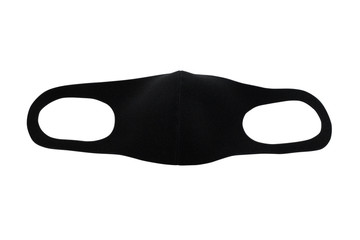 pollution mask isolated on white background - clipping paths.