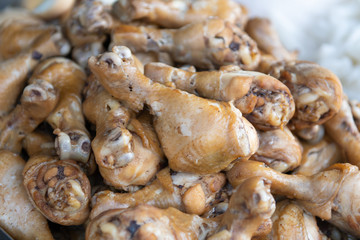 Braised chicken meat, halal Muslim food