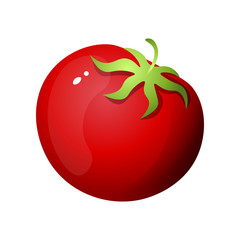 Red eco tomato, for tasty salad or bbq preparation