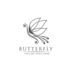 Beauty Butterfly Logo - Vector logo template
