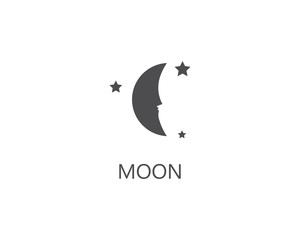 Moon ilustration logo