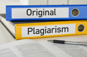 Folders with the label Original and Plagiarism