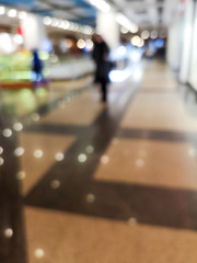 Bokeh in the store as an abstract background