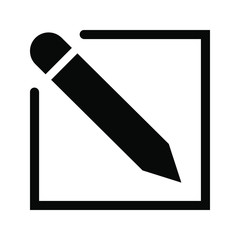 Edit icon vector. Pencil icon. sign up Icon vector illustration