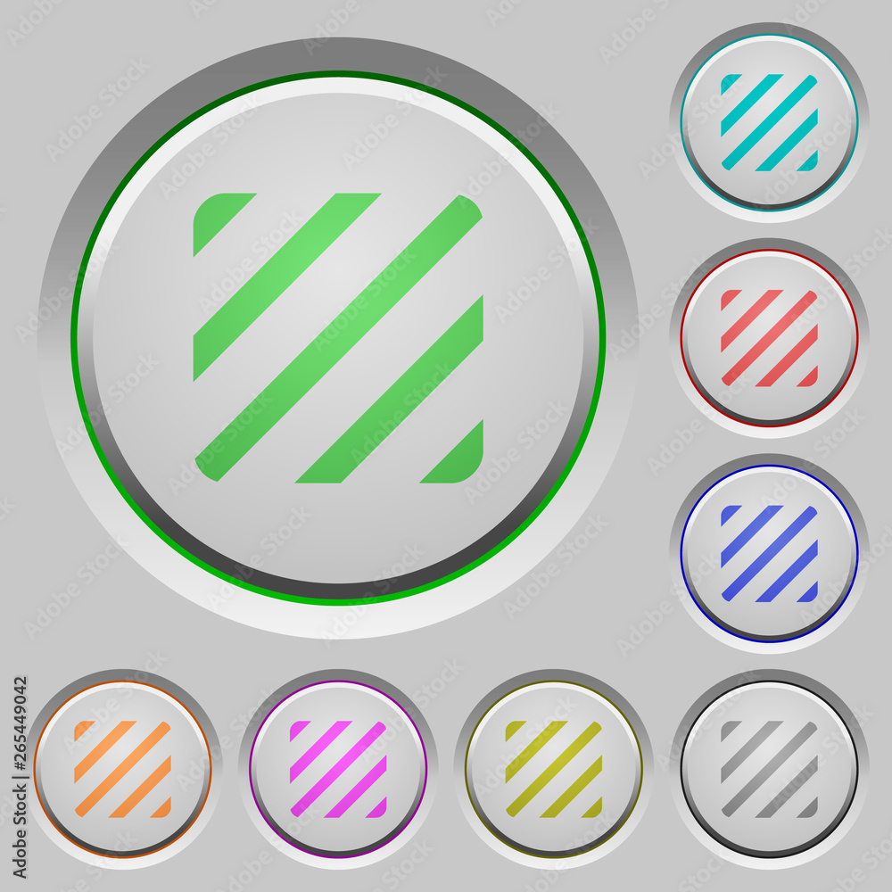 Poster texture push buttons