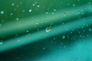 rain drops on window