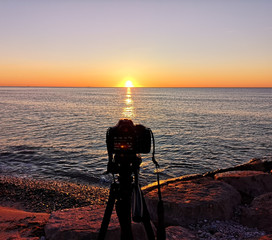 Fototapeta premium Sunrise on the beach