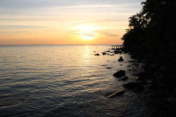 Sonnenuntergang am Meer
