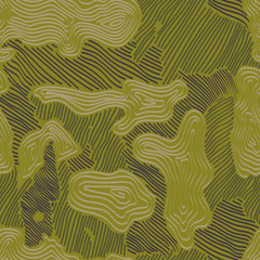 Abstract Vector Military seamless Camouflage Background different greens colors