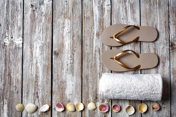 Flat photo of summer time 