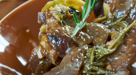 Belgian Braised Rabbit with Belgian Ale,