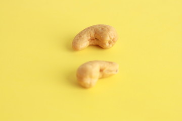 dried fruit of cashew nuts