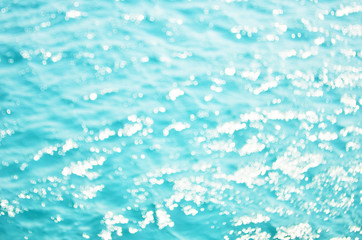 Blurred blue sea water for background, nature background concept. - Image