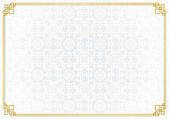 chinese new year background, abstract oriental wallpaper, white square and circle inspiration, vector illustration 
