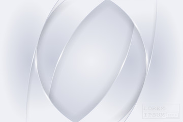 Abstract geometric white and gray color material frame layout modern tech with layer background