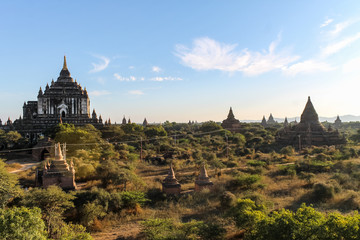 Views of the Temples, Stupas and Payas of Bagan, Myanmar