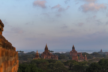 Views of the Temples, Stupas and Payas of Bagan, Myanmar