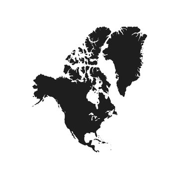north america map background vector