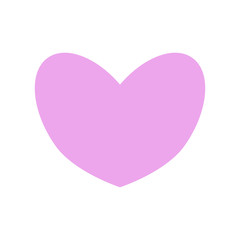 heart design icon flat