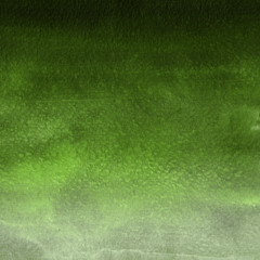 Green ink and watercolor textures on white paper background. Paint leaks and ombre effects. Hand painted abstract image.