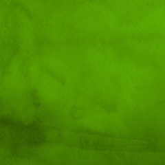 Obraz premium Green ink and watercolor textures on white paper background. Paint leaks and ombre effects. Hand painted abstract image.