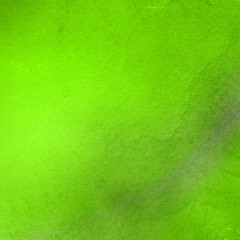 Green ink and watercolor textures on white paper background. Paint leaks and ombre effects. Hand painted abstract image.