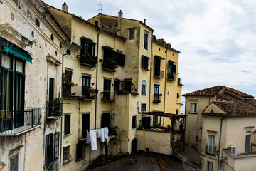 Fototapeta na wymiar Blick auf die Italienische Stadt Salerno