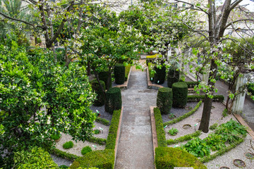 Garten der Minerva in Salerno in Italien